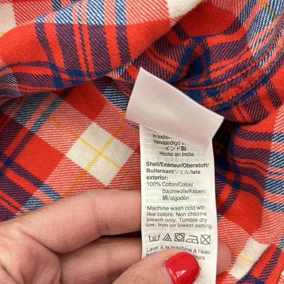 J. Crew Crewcuts Flannel Plaid Shirt, 4-5T - Picture 6 of 9